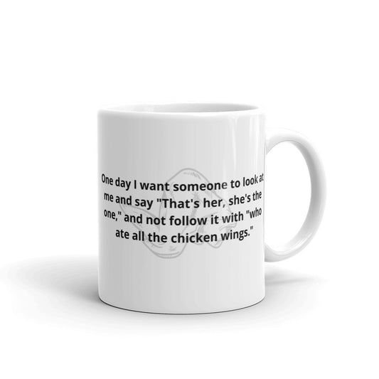 funny coffee mug - chicken wings