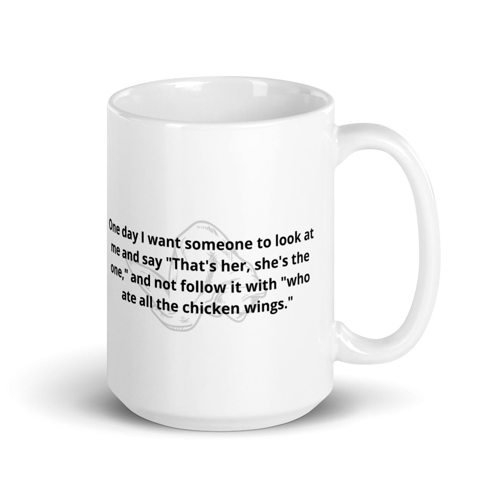 funny coffee mug - chicken wings